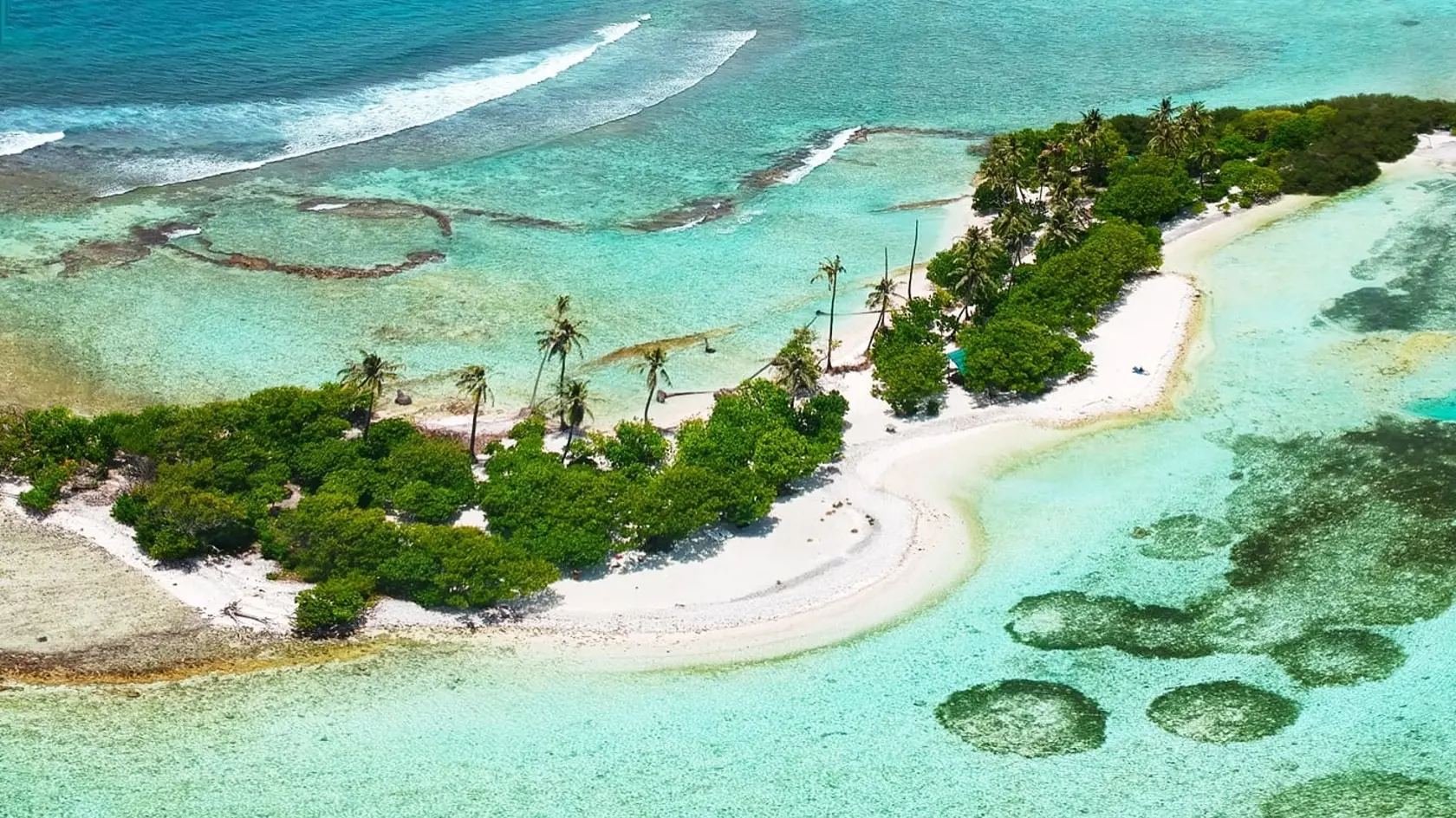 Takto vyzerajú Bikini Atoll po rokoch.