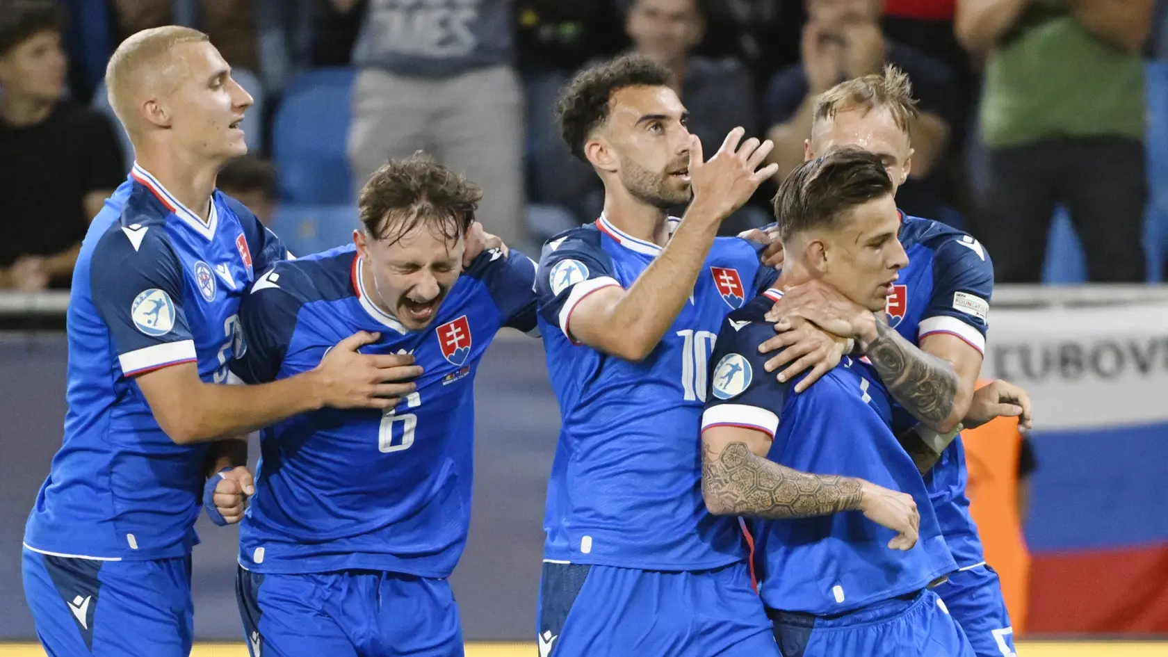 Slovenskí futbalisti do 21 rokov na ME nesklamali, ale zo skupiny nepostúpili. FOTO TASR - Pavel Neubauer