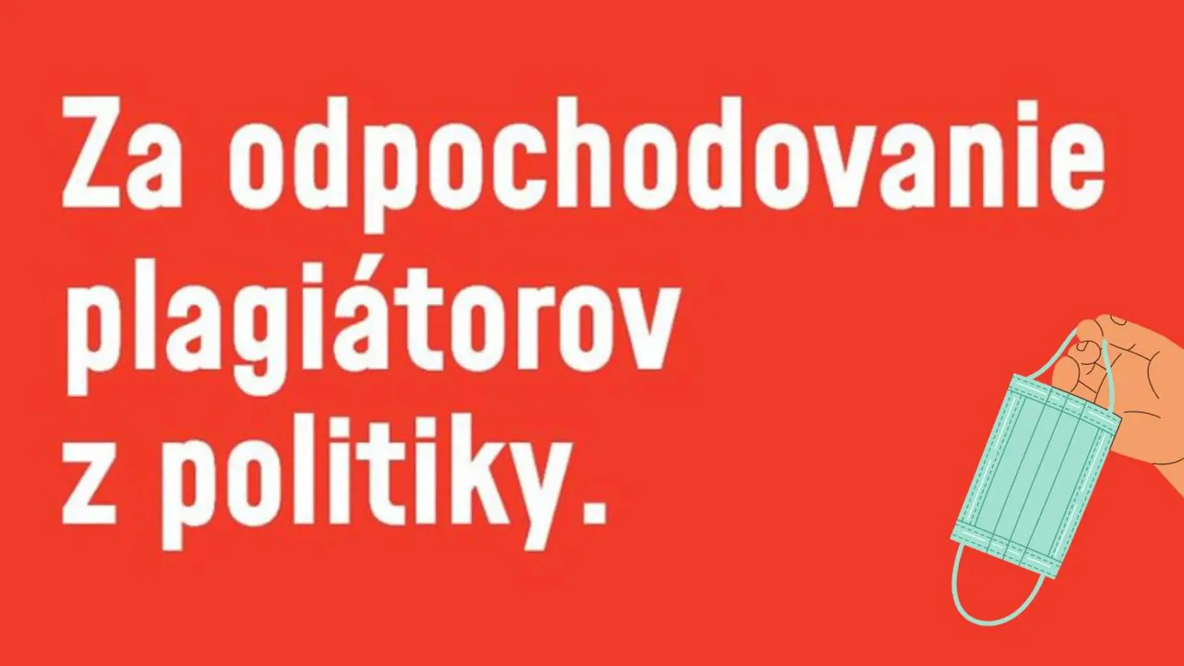 Logo zhromaždenia Za odpochodovanie plagiátorov z politiky.