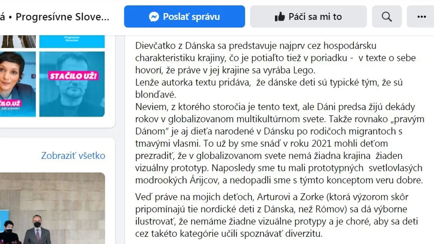Bihariovú rozčertilo predstavenie malej Dánky.