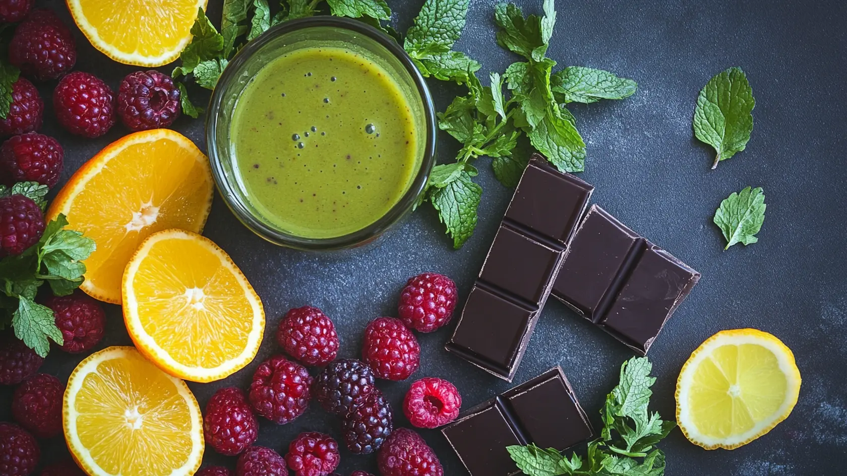 flavonoidy, ovocie, pomaranč, čaj, horká čokoláda