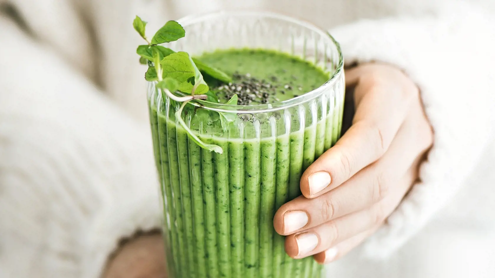 Upokojujúce zelené smoothie