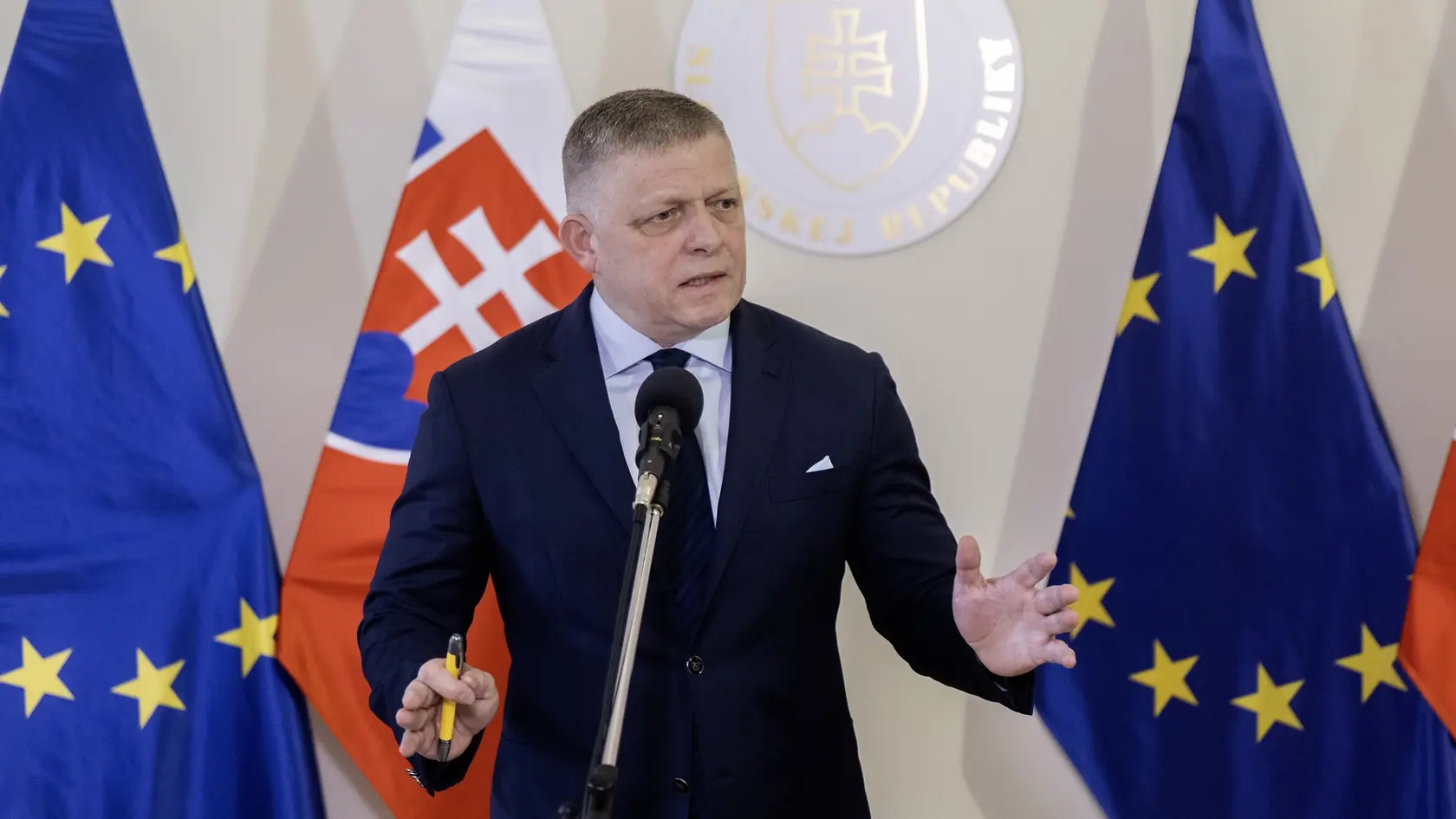 Na snímke predseda vlády SR Robert Fico (Smer-SD).
