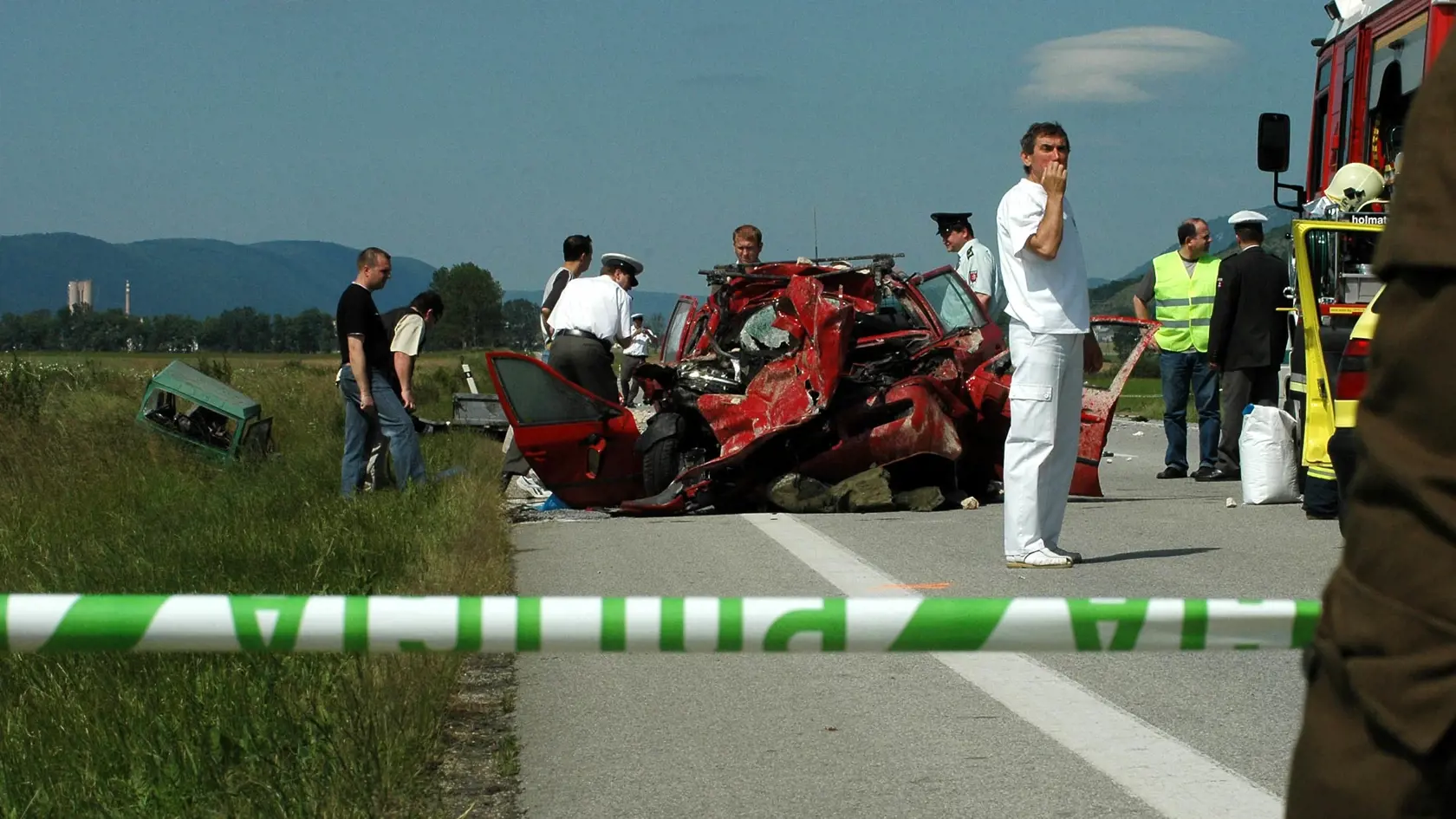 Langoš Ján - havária - dopravná nehoda (Turňa nad Bodvou-Drienovec, 15.6.2006)