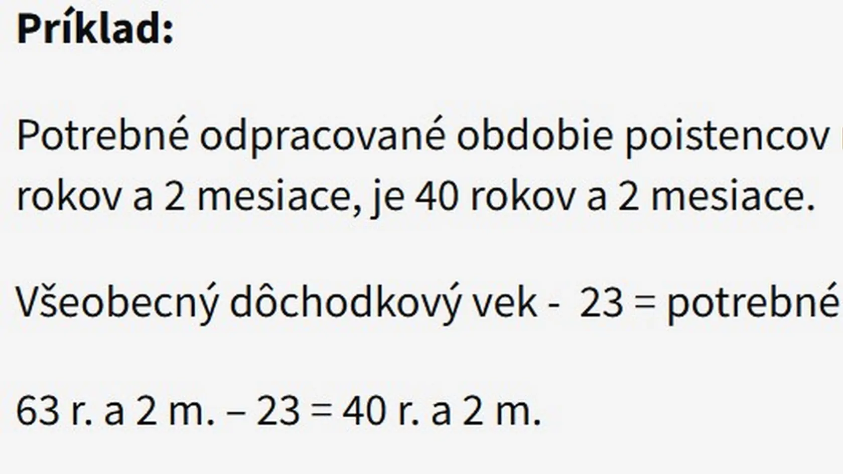 Ako sa počíta vek odchodu do predčasnej penzie.