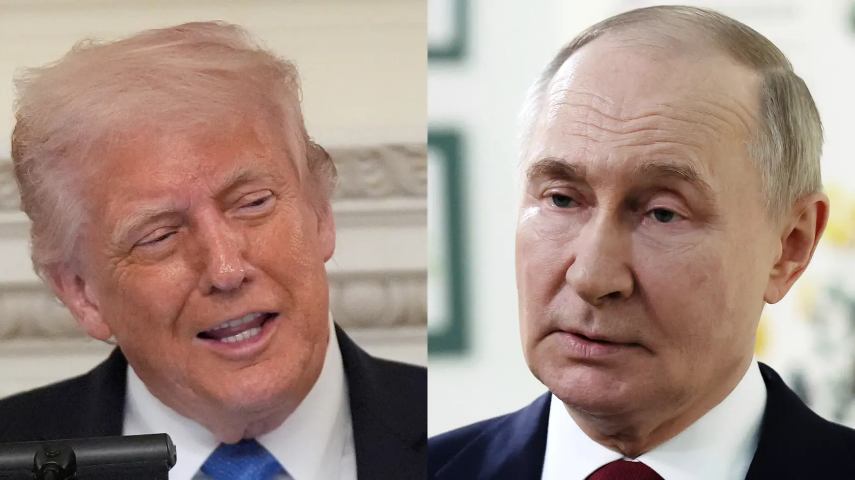 Na snímke Donald Trump a Vladimir Putin.