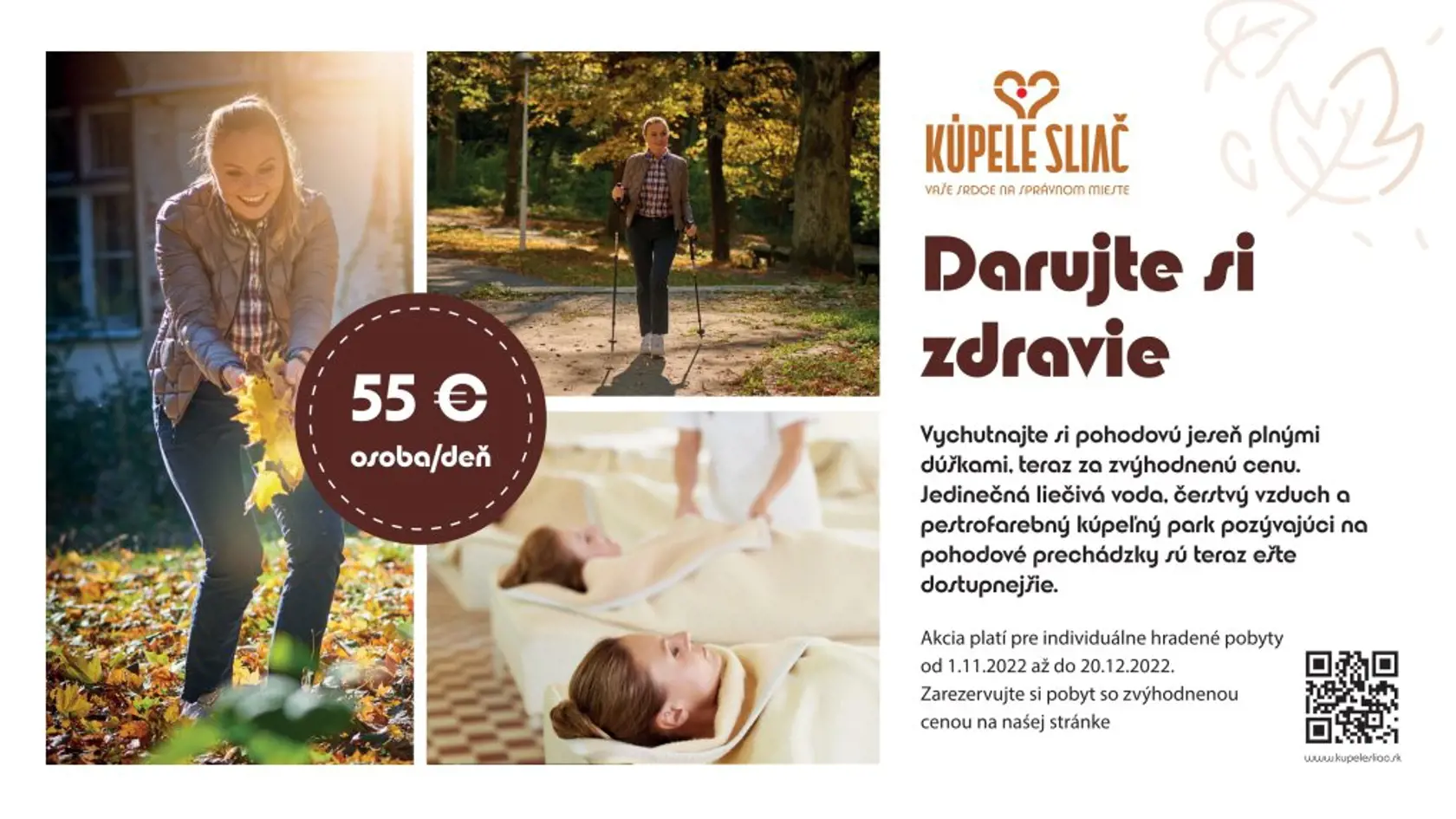 Vychutnajte si pohodovú jeseň plnými dúškami.