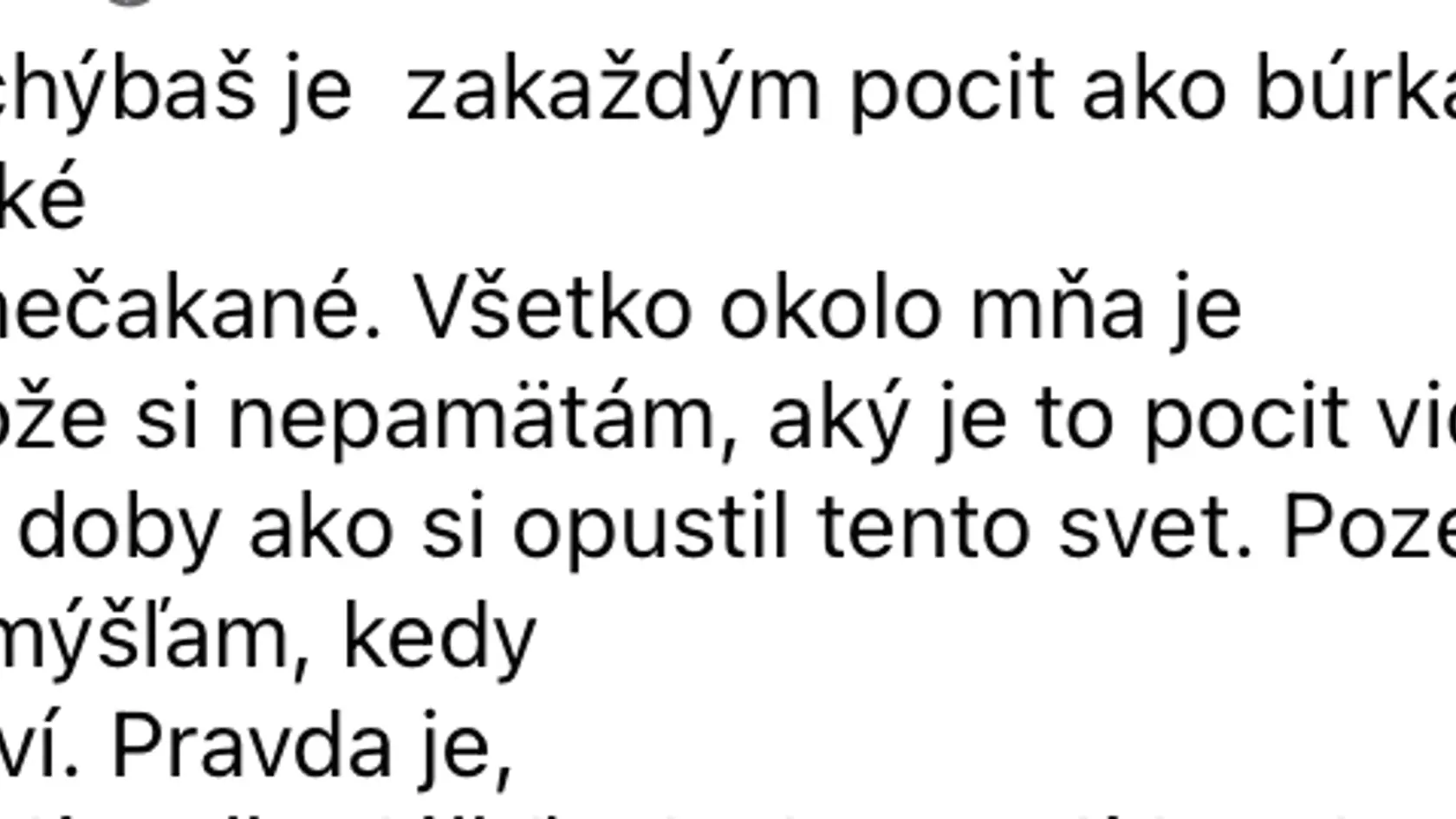 12. september: Viktória hovorí, ako vníma svet šedo.
