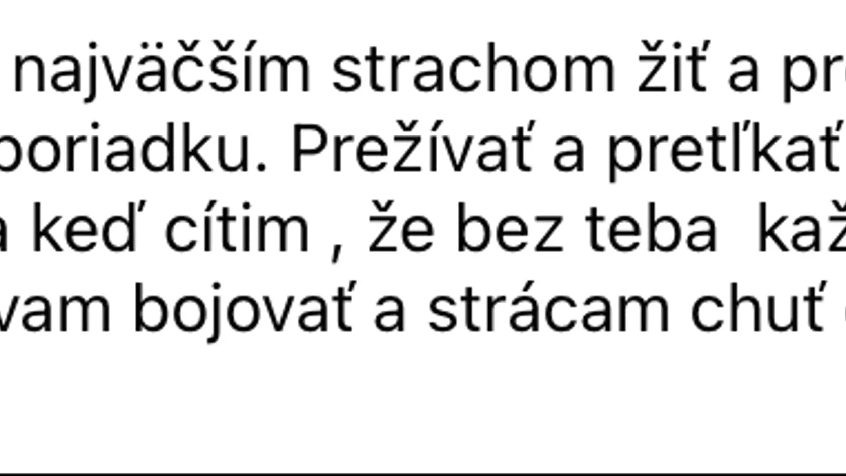 18. august: Mladá mamička píše, ako stráca chuť dýchať.