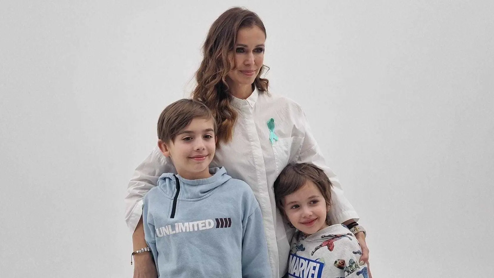 Lenka Šoóšová so svojimi synmi