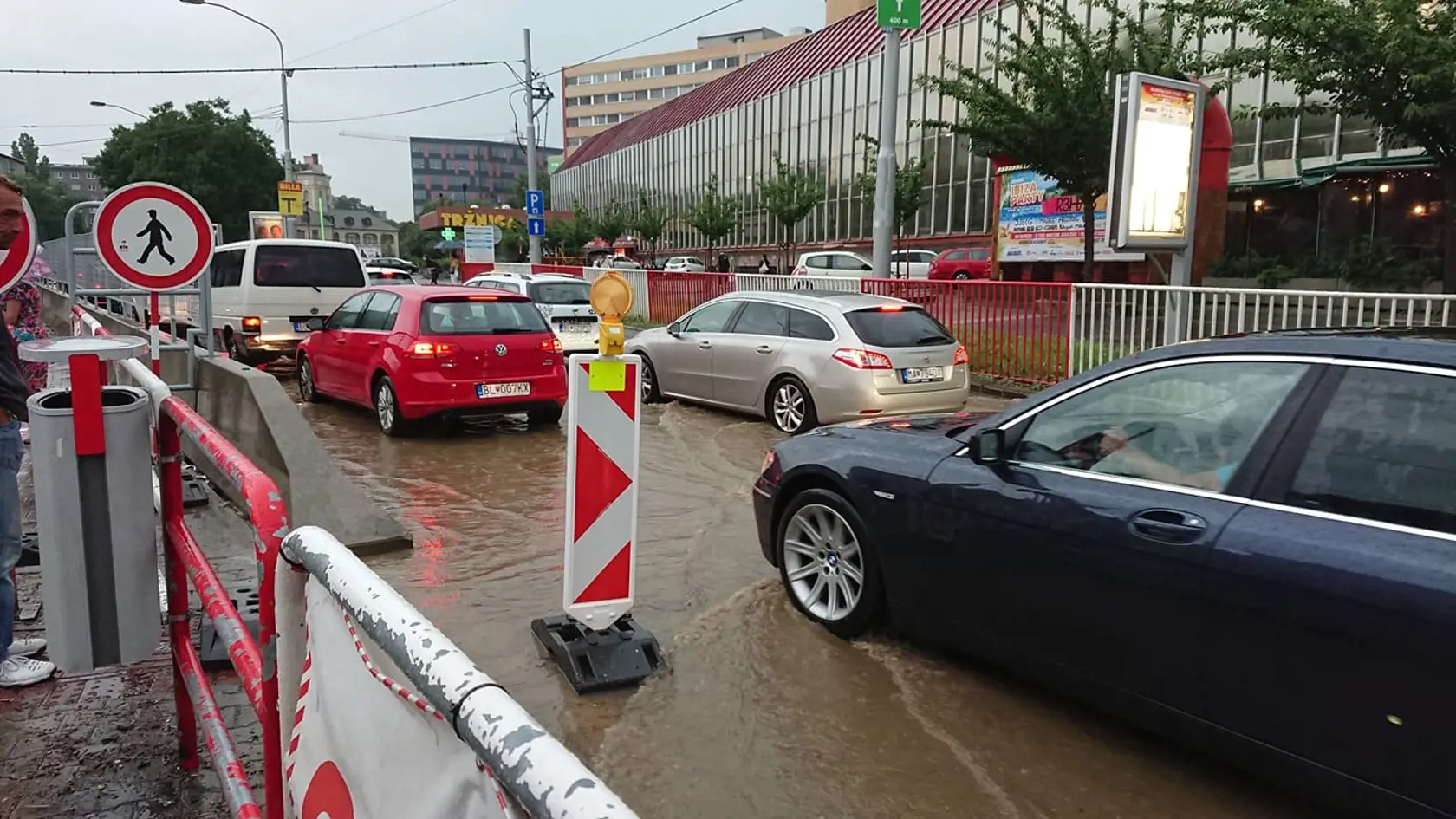 Bratislava je doslova pod vodou. 