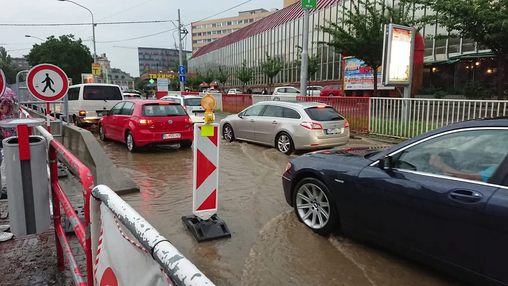 Bratislava je doslova pod vodou. 