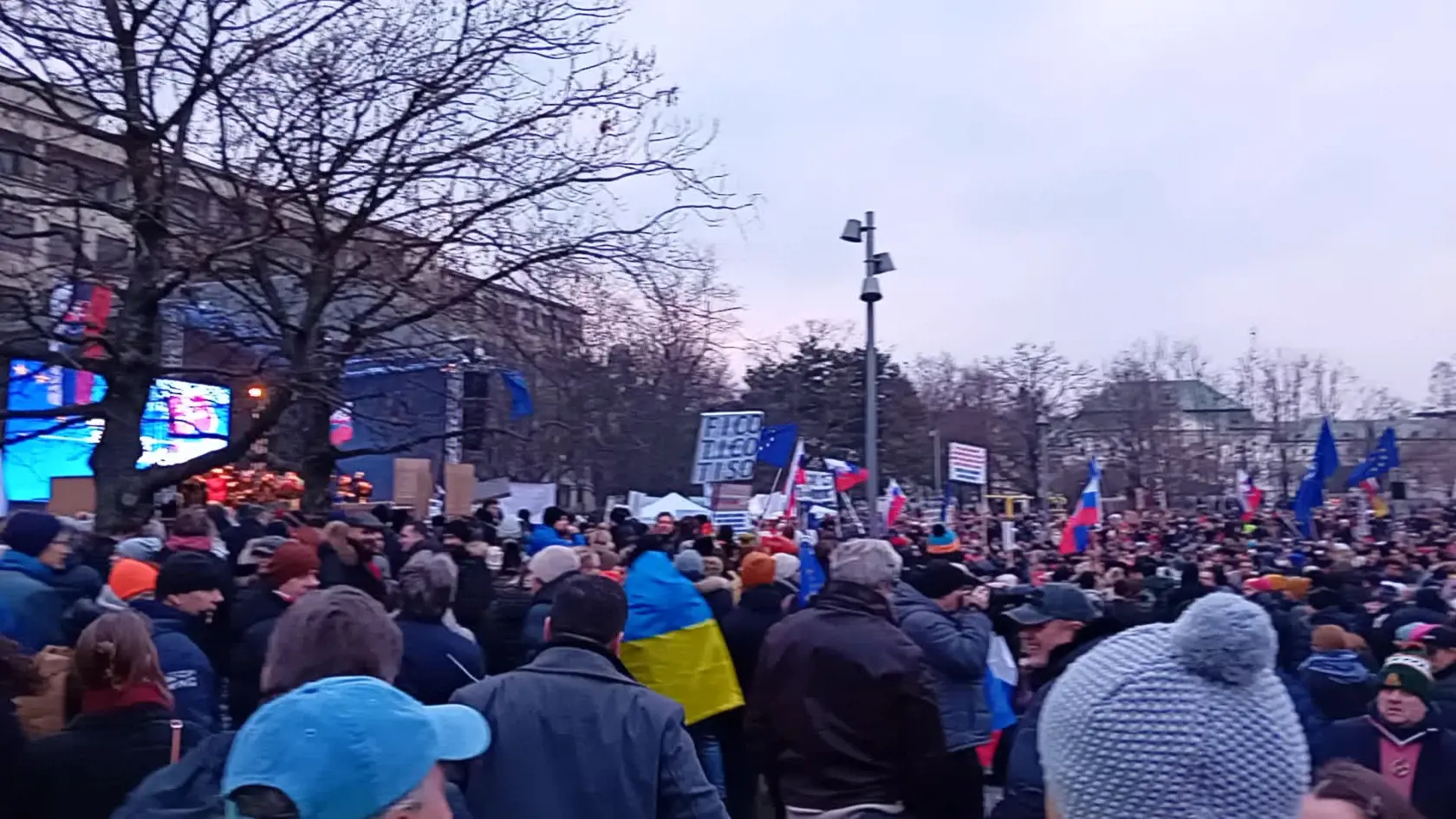 V slovenských mestách prebieha aj 7.2. ďalšie kolo protestov pod názvom Slovensko je Európa.