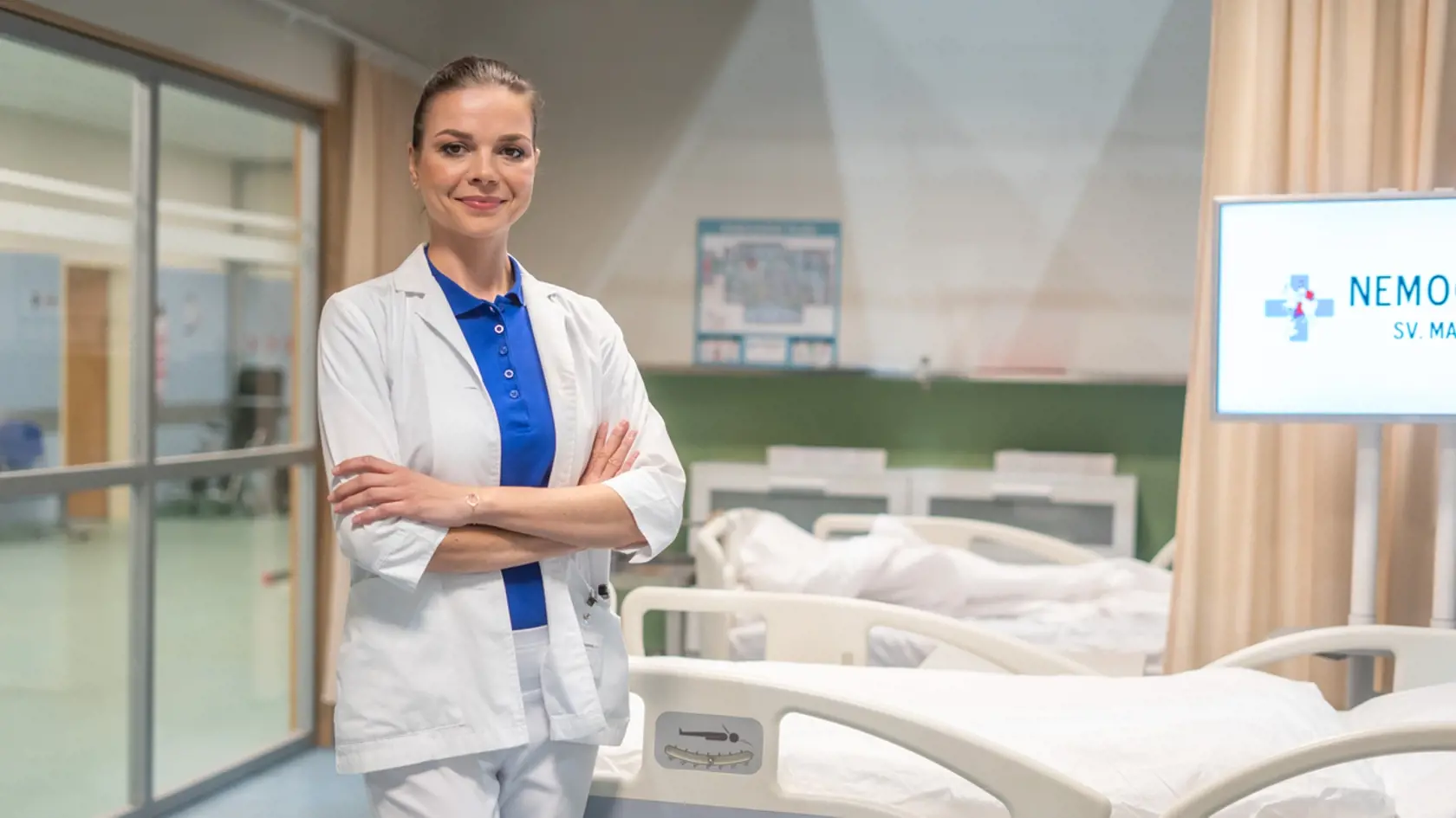 Petra Vajdová v jojkárskom seriáli Nemocnica.