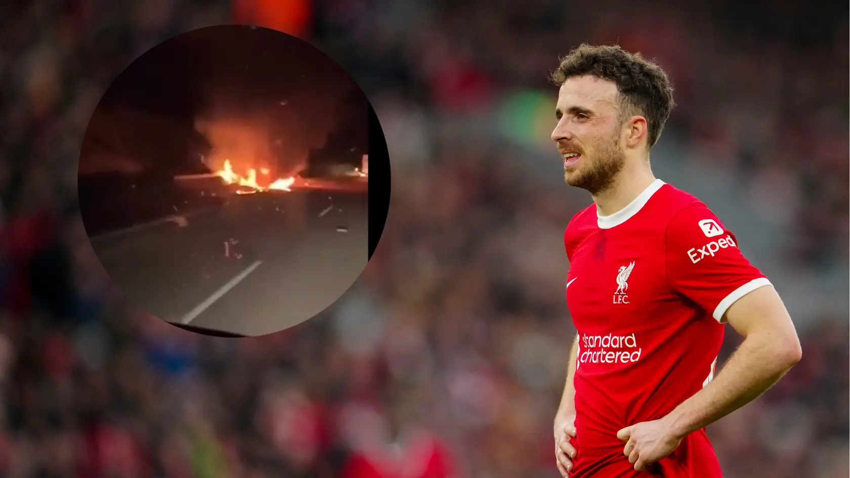 Po nehode tragicky zahynul útočník Liverpoolu Diogo Jota a jeho brat.