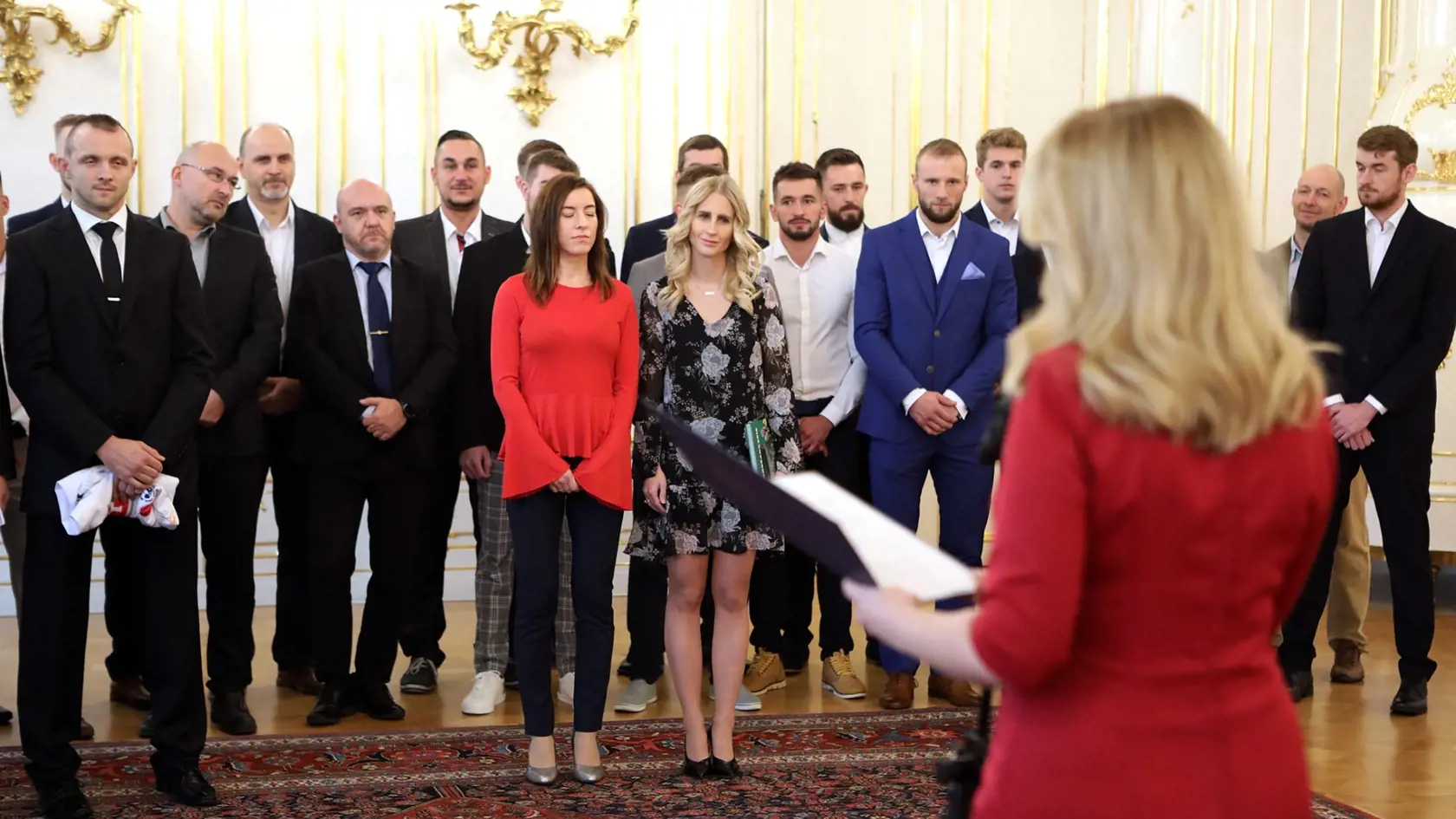 Prezidentka Zuzana Čaputová sa vo štvrtok venovala športovcom.