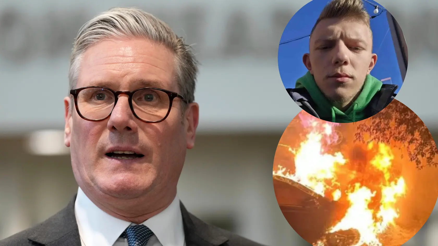 Ukrajinca obvinili z podpaľačstva, zapálil aj bývalý dom Starmera