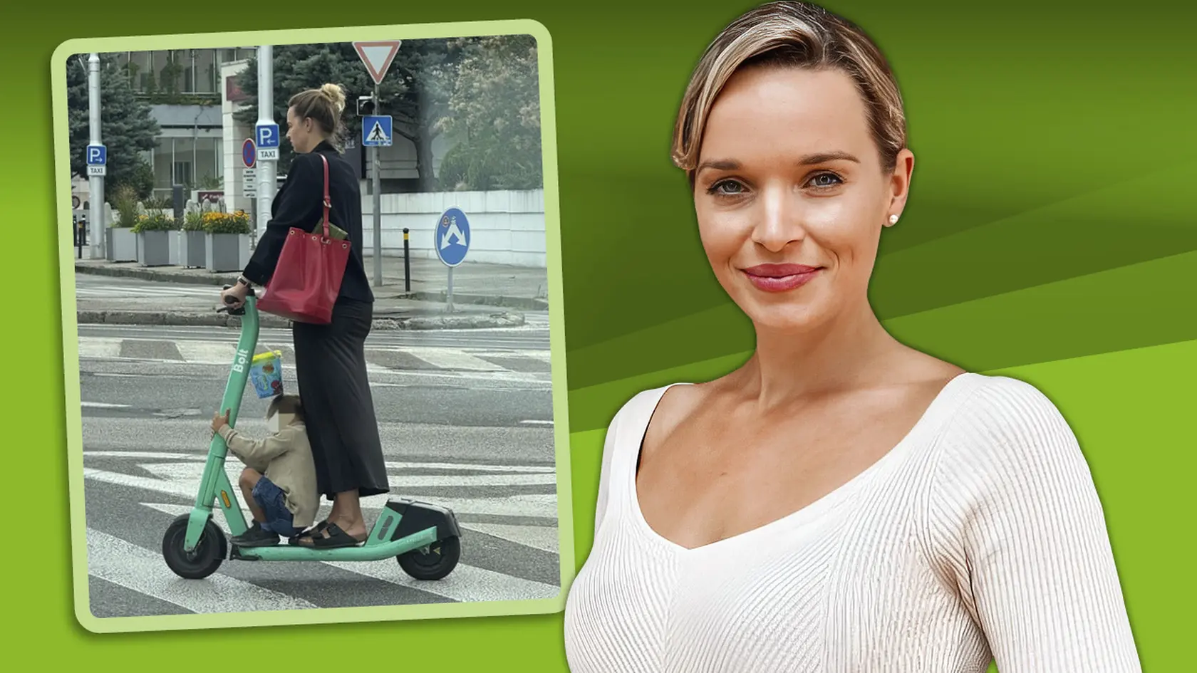 Podľa jej slov ju pracovníci Úradu práce, sociálnych vecí a rodiny (ÚPSVaR) kontaktovali na základe anonymného podnetu, ktorý obsahoval fotku z jazdy na kolobežke. 