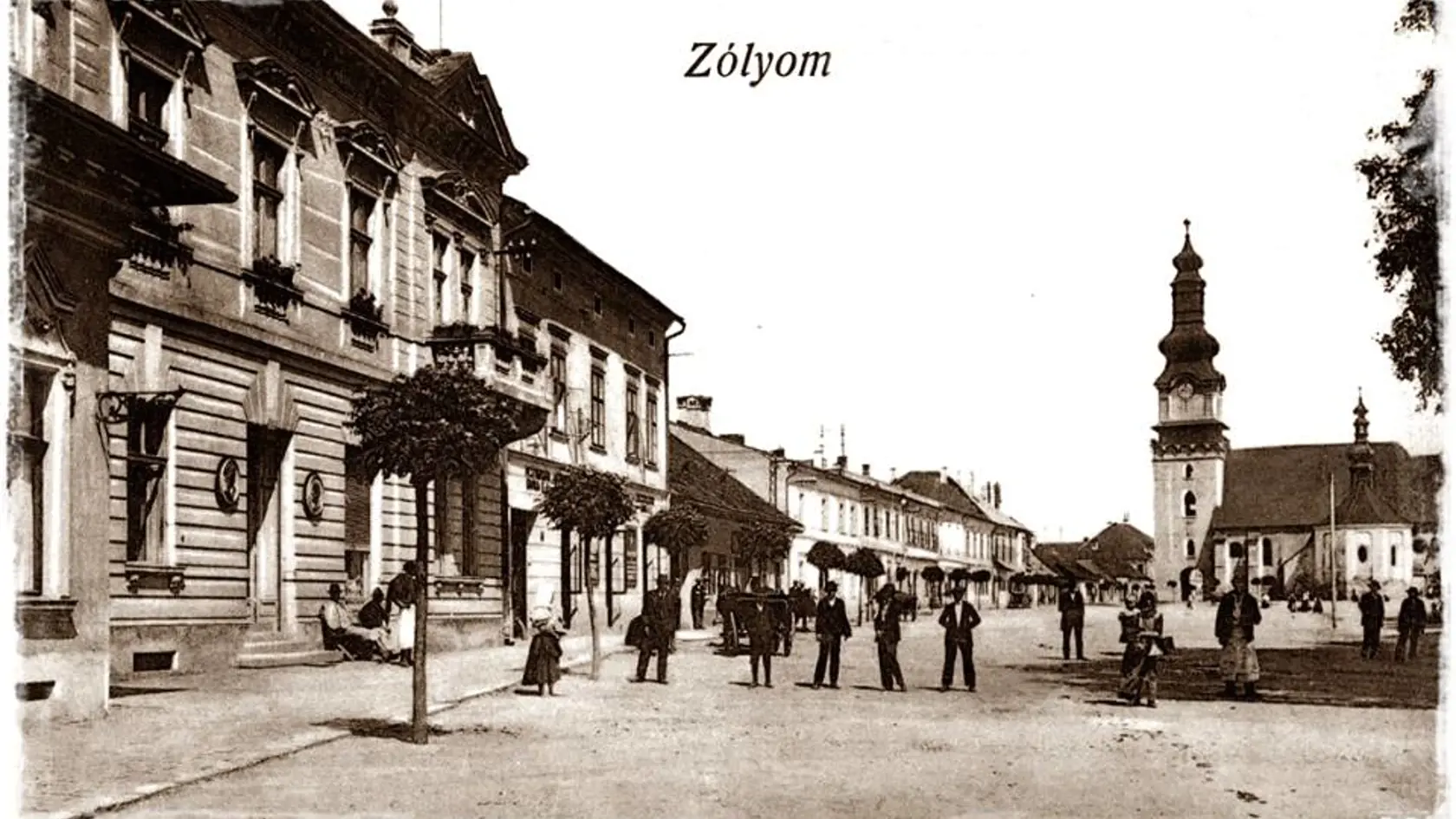 Zvolenské námestie v roku 1913.