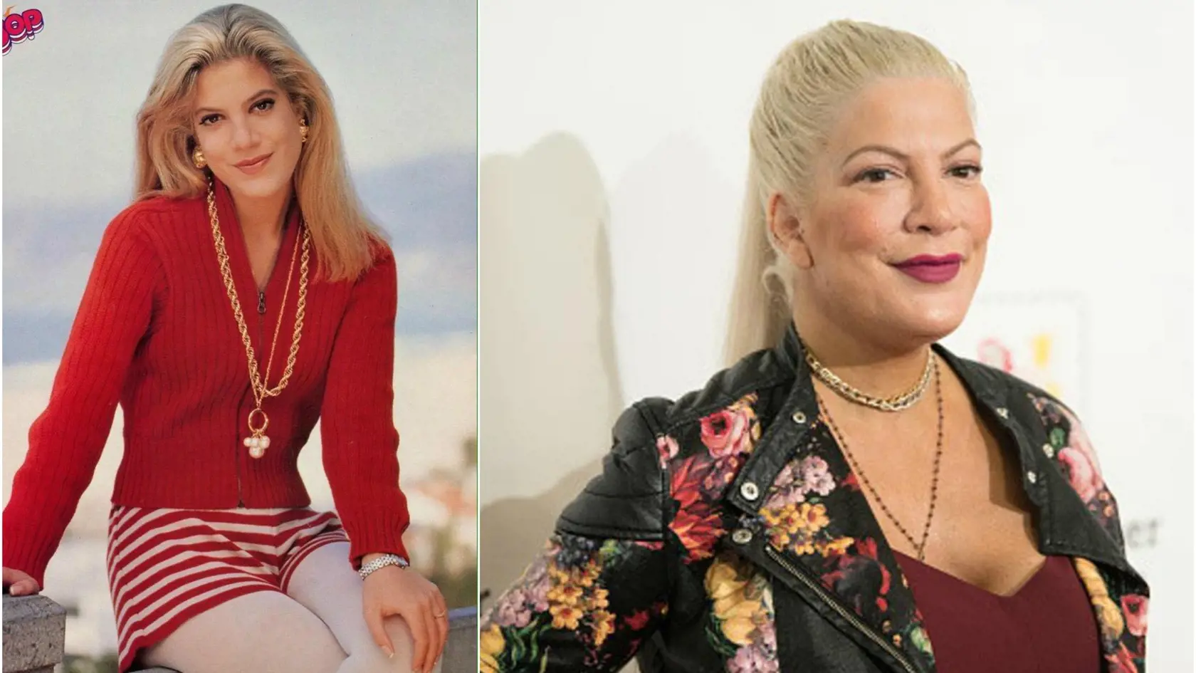 Tori Spelling sa rada prezentuje na sociálnych sieťach.
