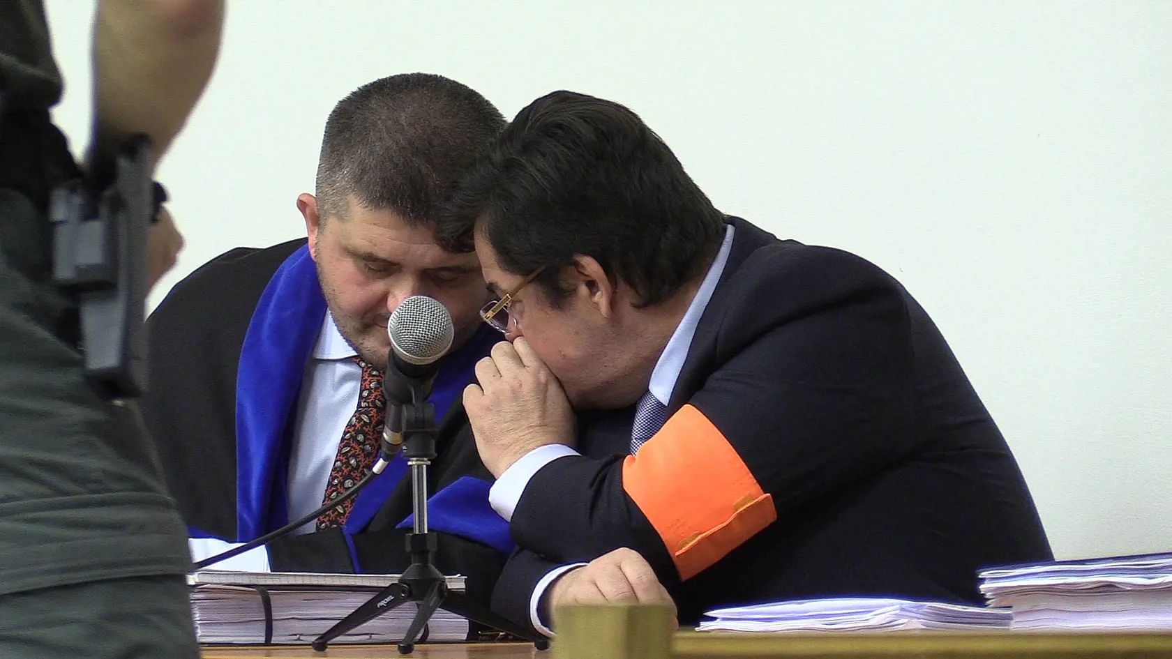 Marian Kočner a jeho obhajca v kauze zmenky Micham Mandzák.