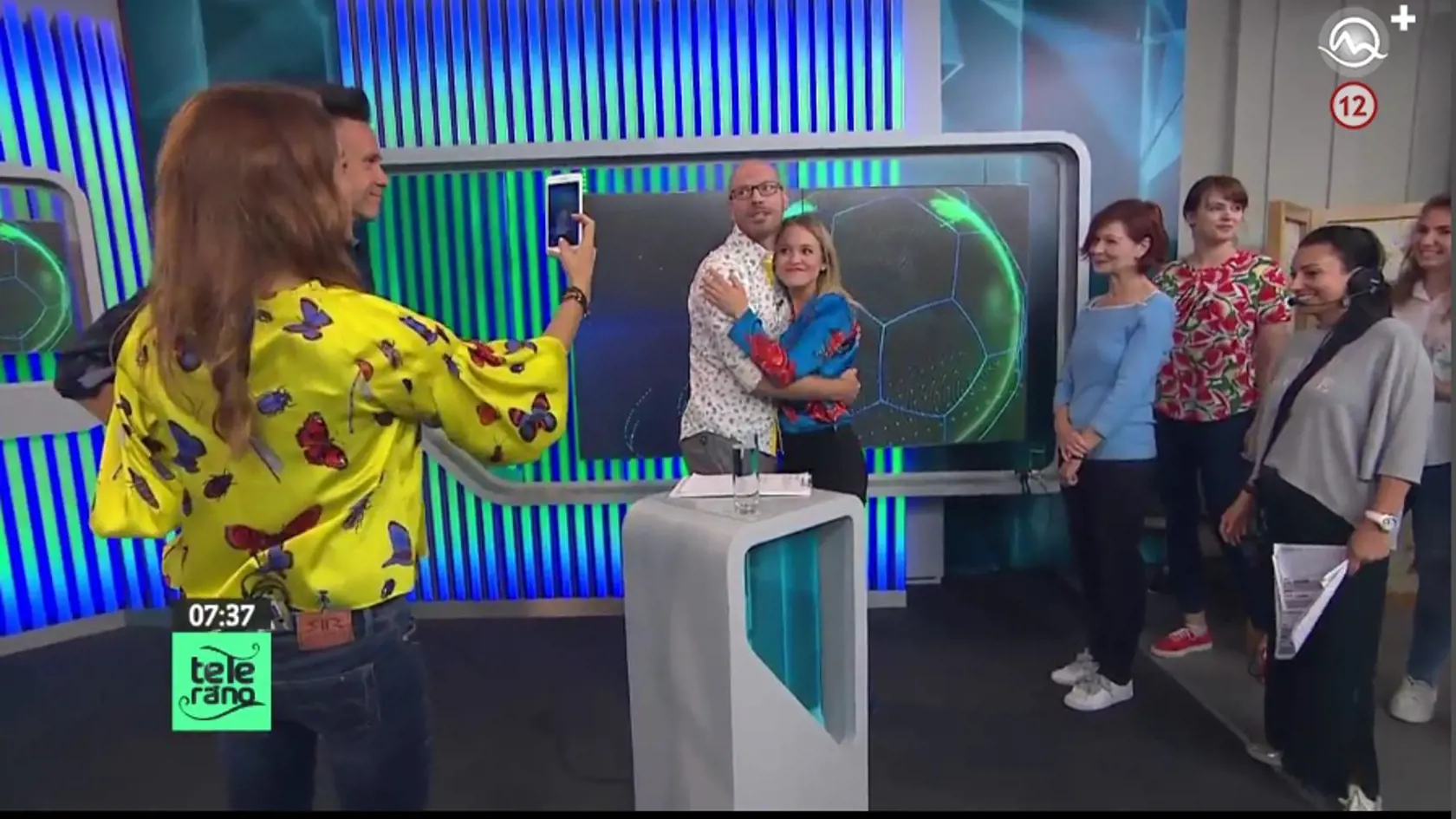 V Teleráne sa všetci lúčili so Števom Eiselem. 