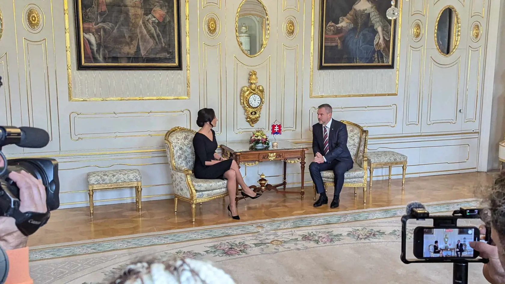 Končiaca ministerka zdravotníctva Zuzana Dolinková (Hlas-SD) podáva svoju demisiu u prezidenta SR Petra Pellegriniho.