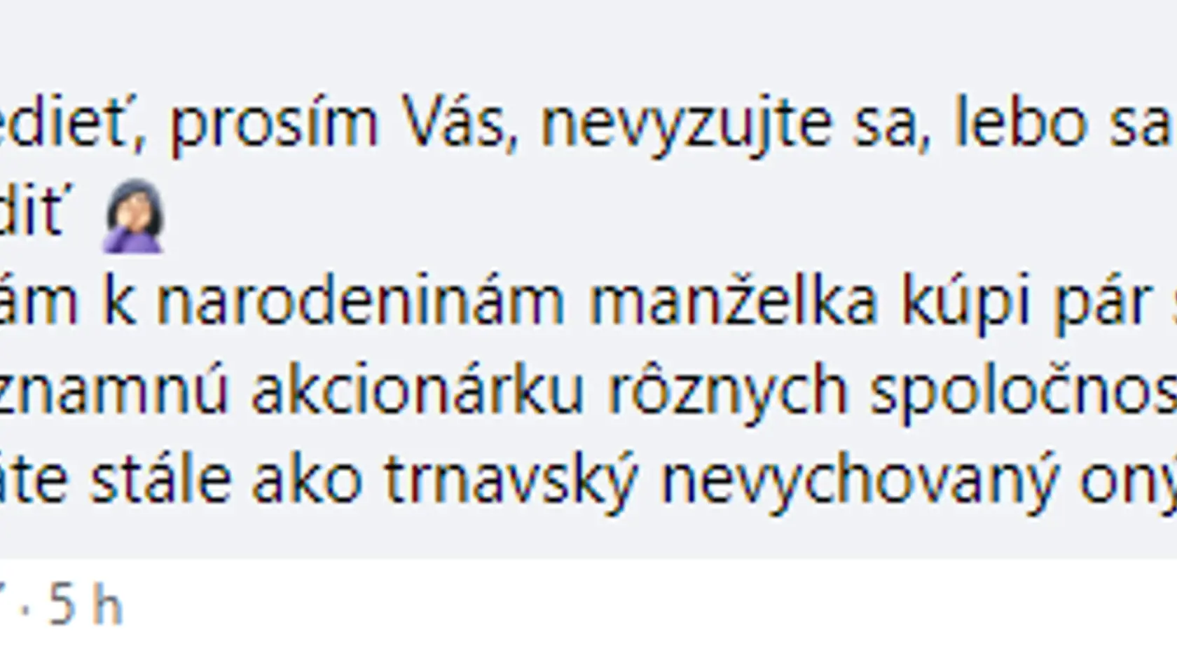 Výber z komentárov pod Matovičovou fotkou.