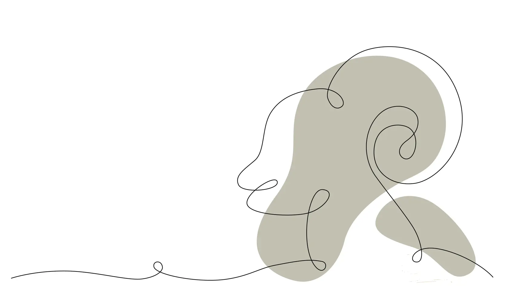 Aries,Zodiac,Constellation,One,Single,Hand,Drawing,Continues,Line,Frame,