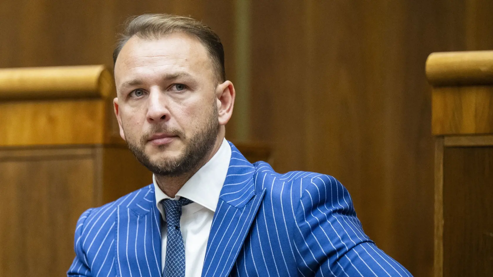 Minister vnútra Matúš Šutaj Eštok (Hlas).