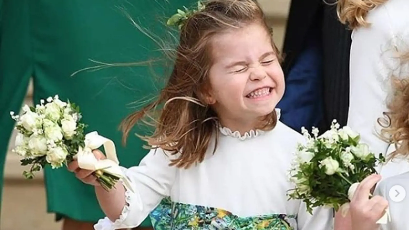 Vyškerená princezná Charlotte.