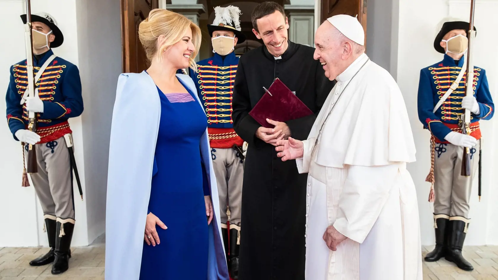 Stretnutie slovenskej prezidentky Zuzany Čaputovej s pápežom Františkom.