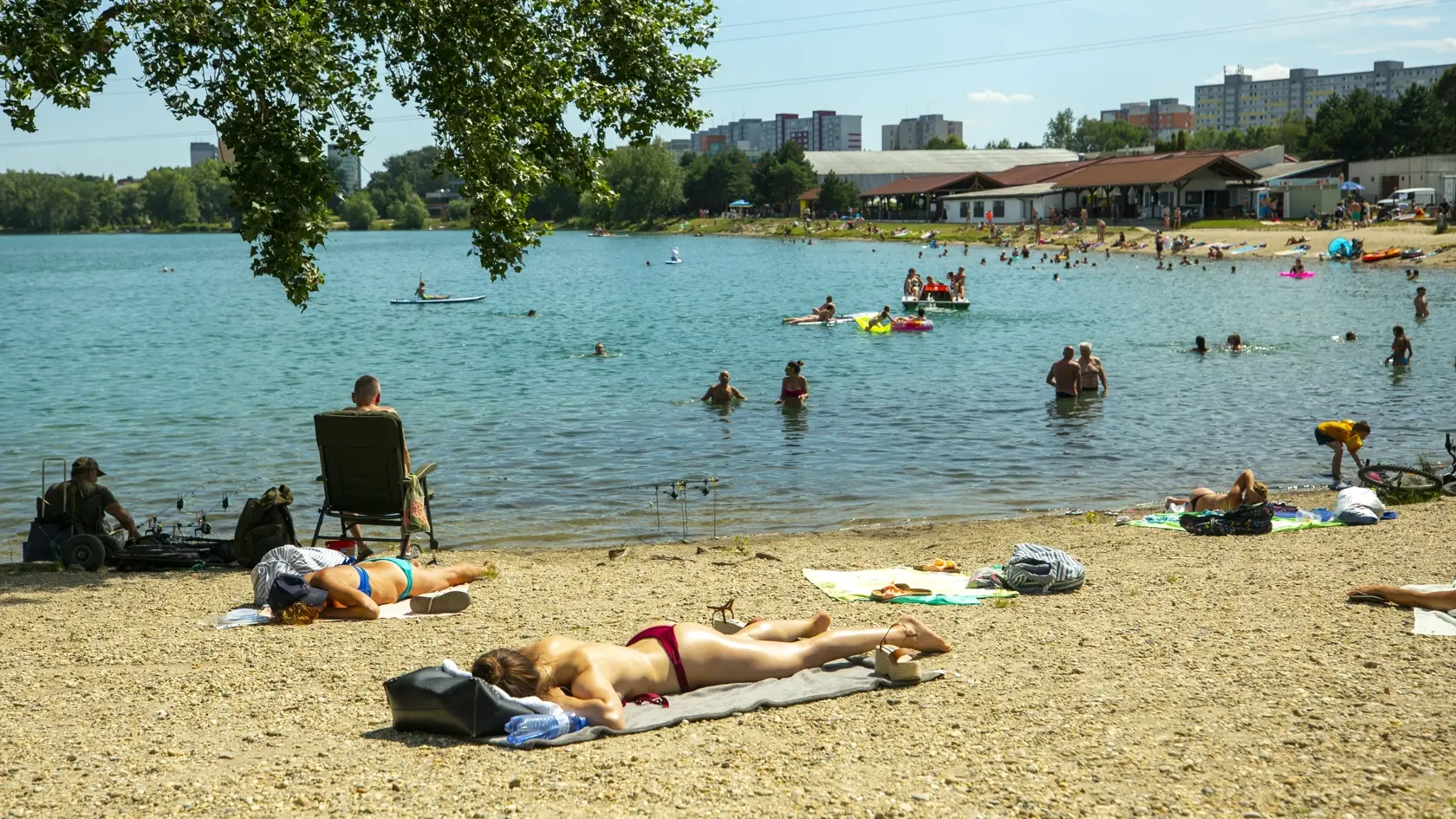 Prírodné kúpaliska a vodné plochy na Slovensku
Na obr.: Veľký Dráždiak