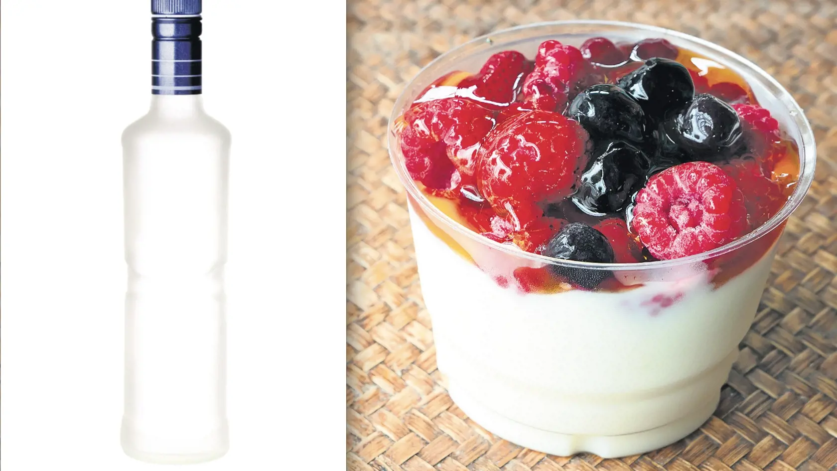 Panák vodky má rovnaké množstvo kalórií ako ovocný jogurt.