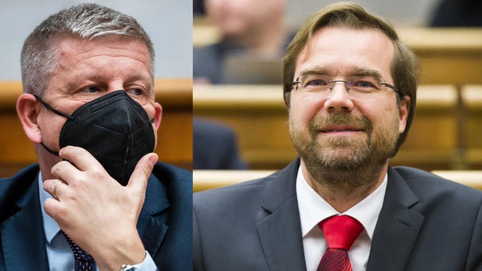 Rivali? Vladimír Lengvarský a Marek Krajčí.