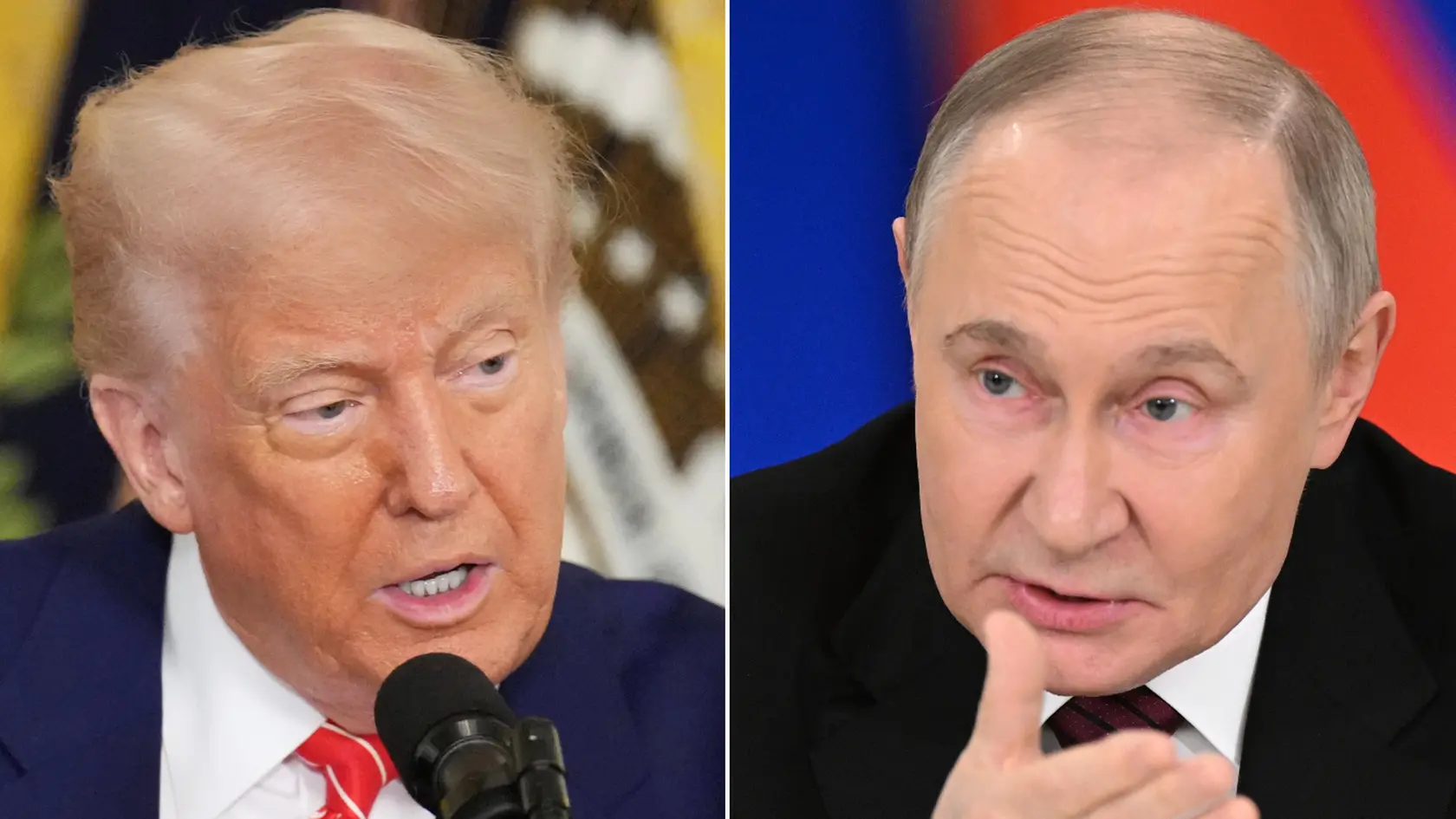 Prezident USA Donald Trump a ruský prezident Vladimir Putin
