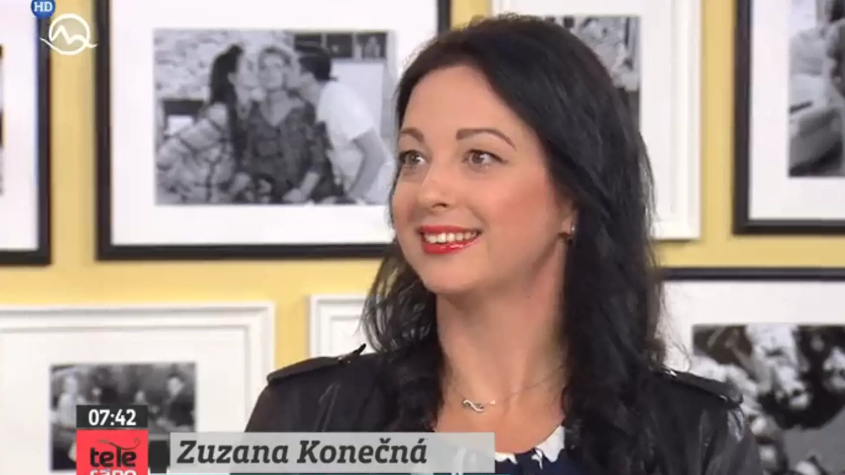 Zuzka v dnešnom Teleráne, rok od natáčania.