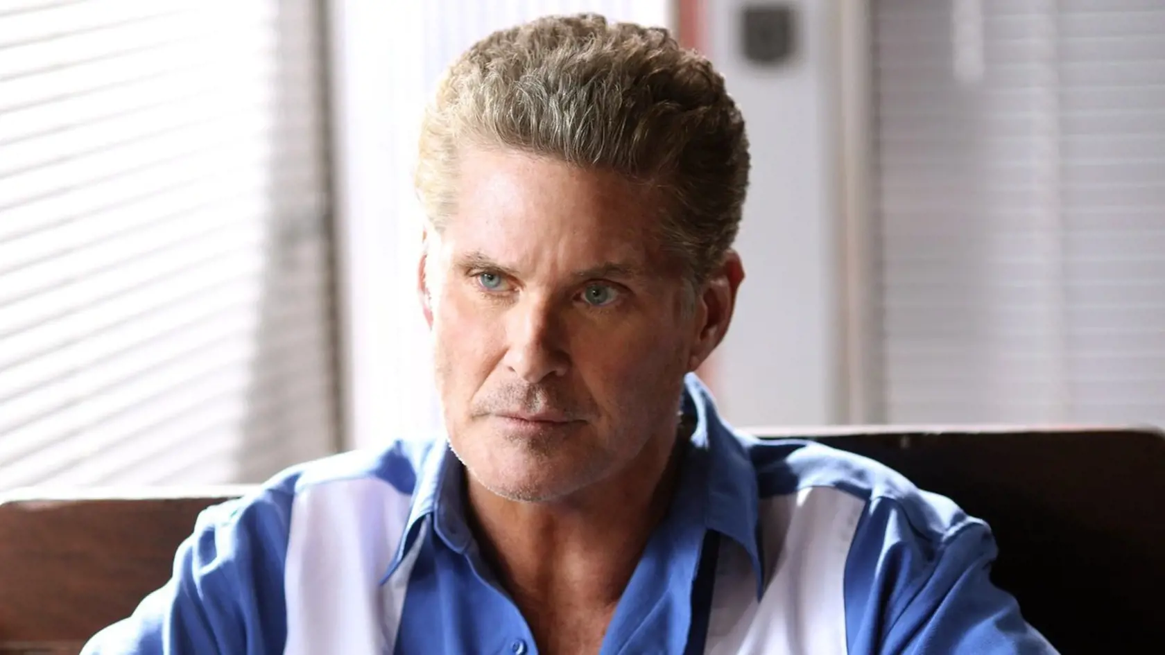 David Hasselhoff vo filme Sharknado 3.