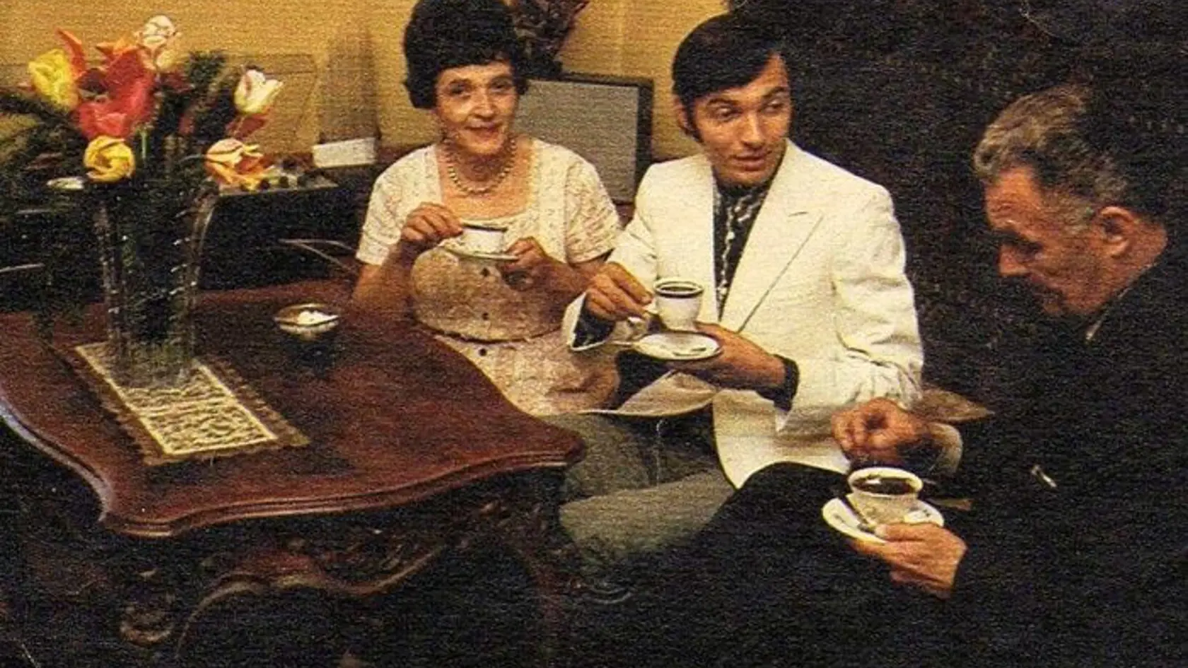 Karel Gott s rodičmi.