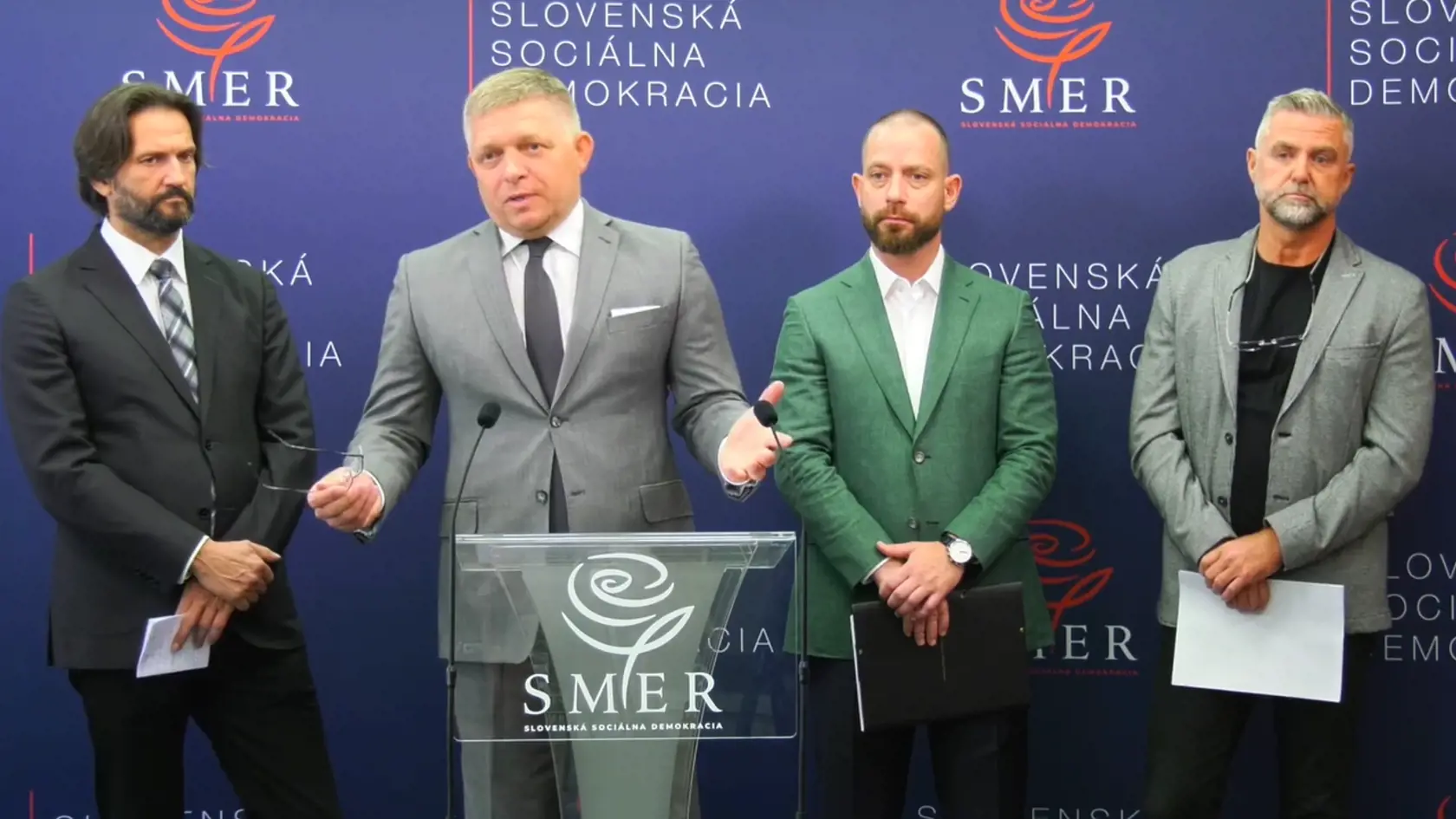 Robert Fico - poslanec Národnej rady Slovenskej republiky a predseda strany Smer-SD
