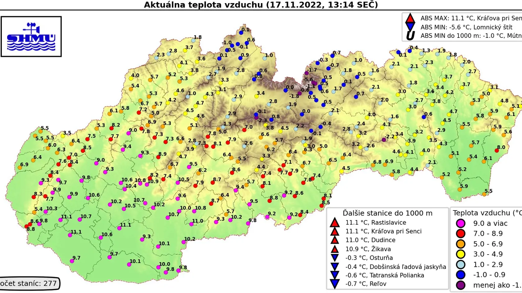 V závetrí karpatského oblúka ležiace Dudince mali vo štvrtok maximum teploty až 12 stupňov Celzia.