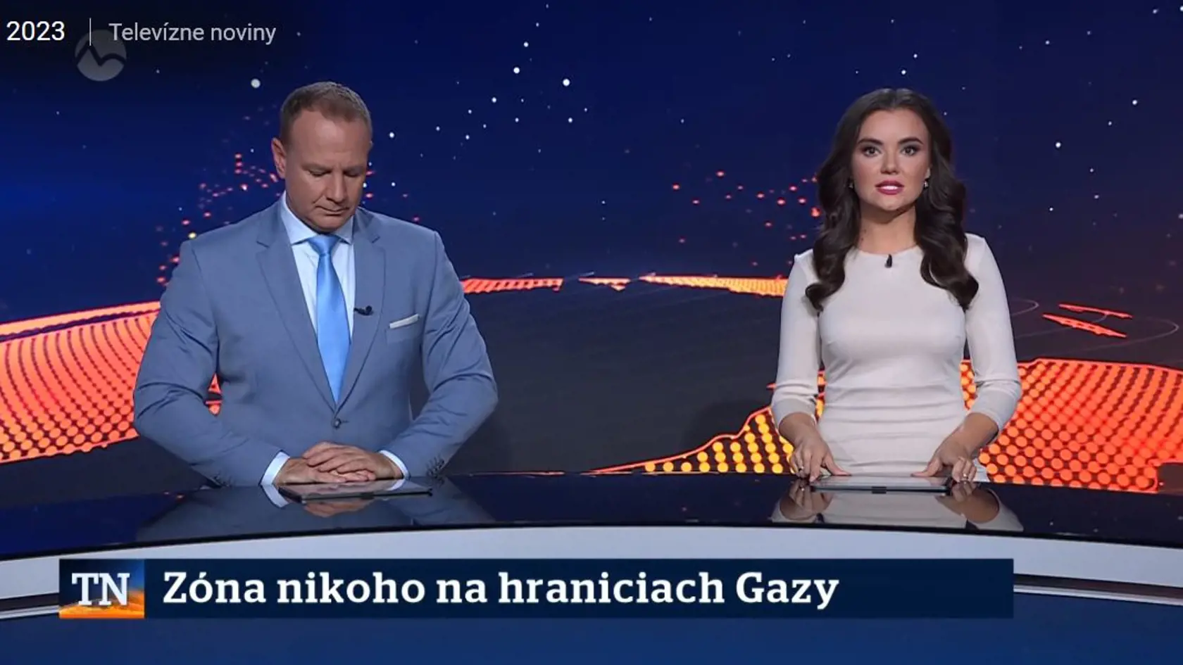 15. november 2023: Ivana Zuzelková prvýkrát vysielala večerné Televízne noviny po boku Patrika Švajdu.