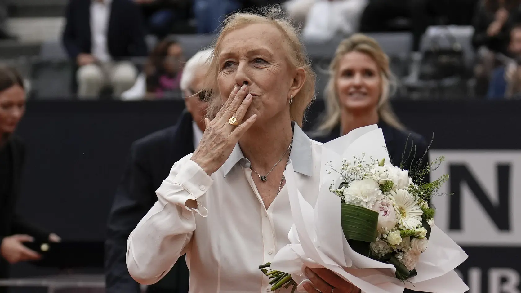 Bývalá tenistka Martina Navrátilová. 
