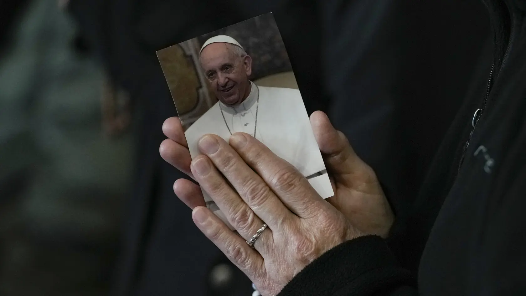 Fotografia pápeža Františka.
