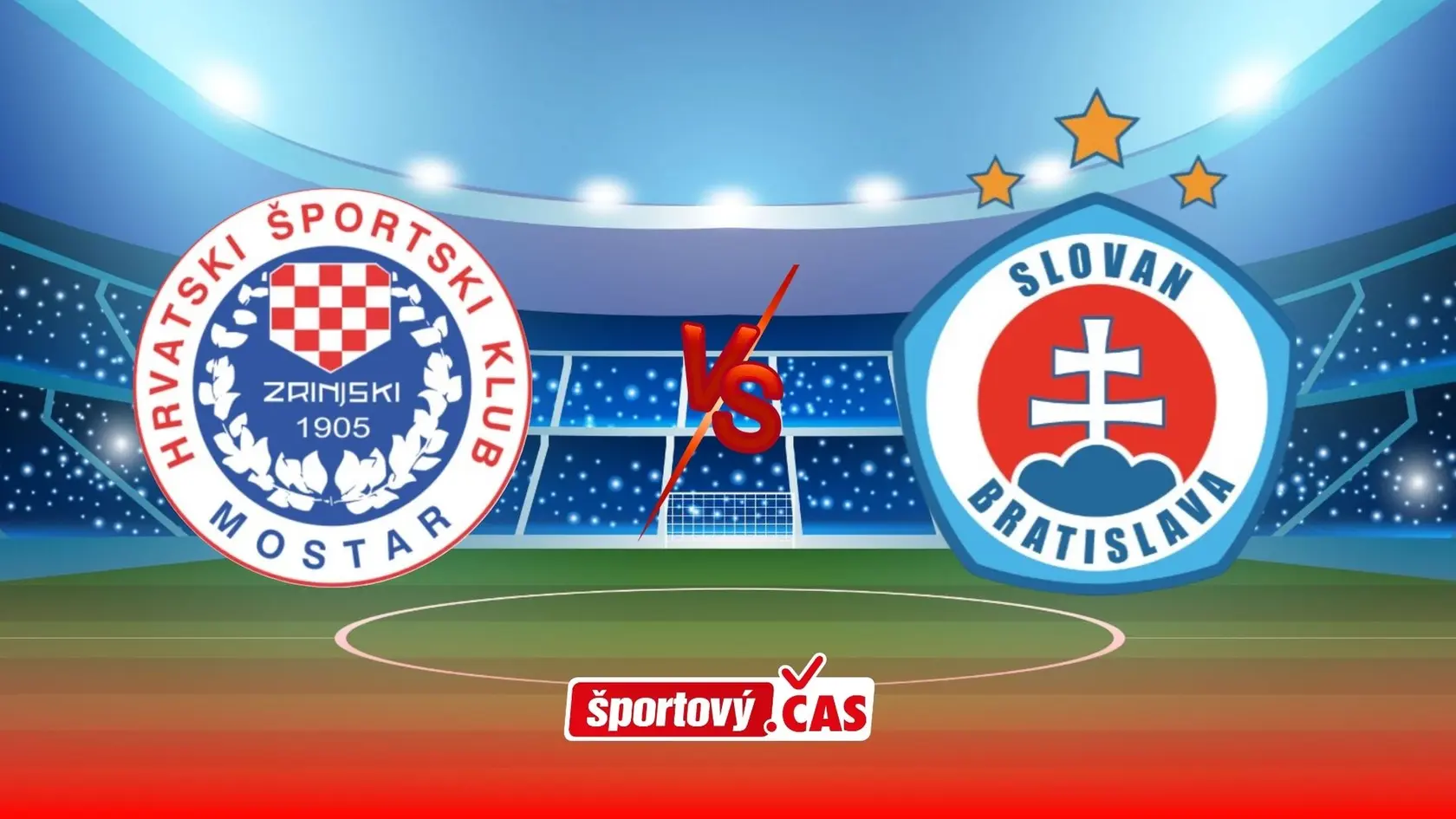 Online prenos z odvetného zápasu 2. predkola Ligy majstrov medzi Zrinjski Mostar a Slovanom Bratislava.