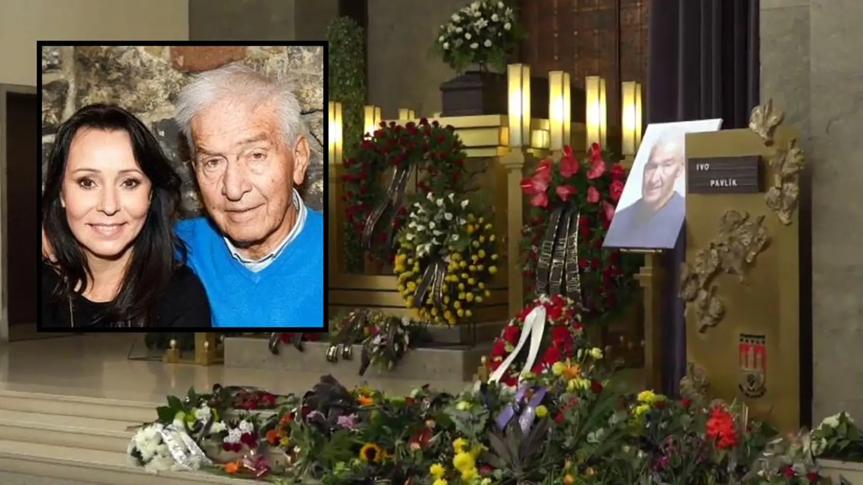 Česko sa dnes rozlúčilo s Ivom Pavlíkom, ktorý zomrel 5 mesiacov po tom, ako zomrela jeho exmanželka Věra Špinarová.