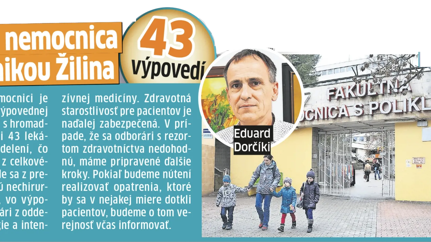 Fakultná nemocnica s poliklinikou Žilina.
