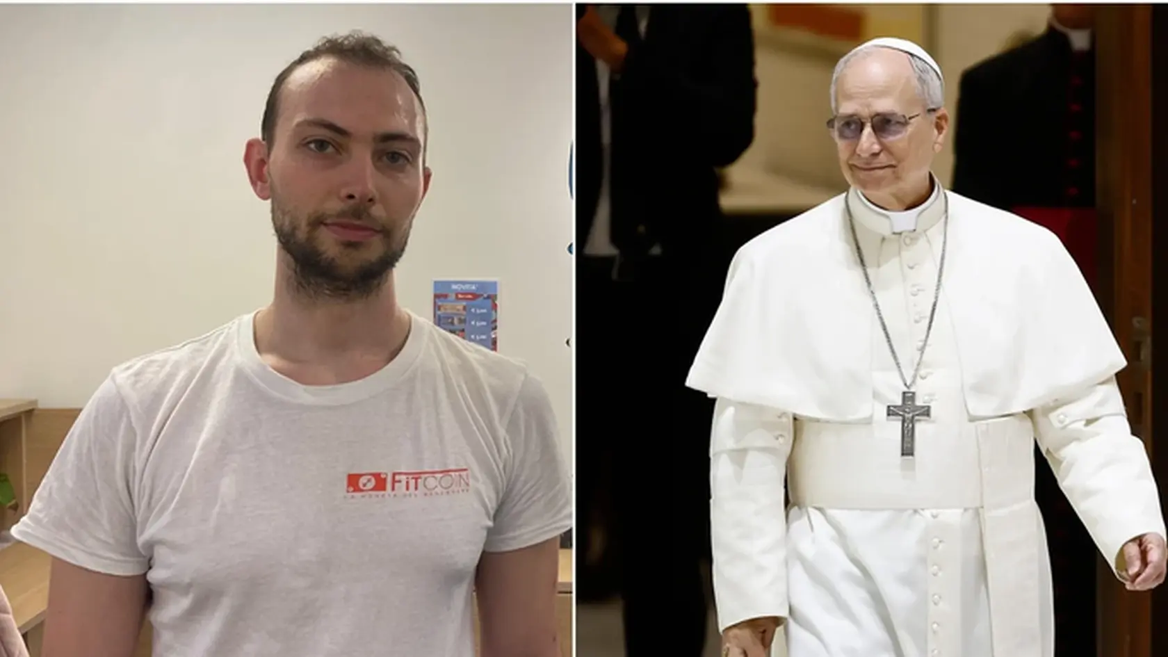Len 26-ročný osobný tréner Valerio Masella zostal v úplnom šoku, keď zistil, že jeho bývalý klient sa stal pápežom.