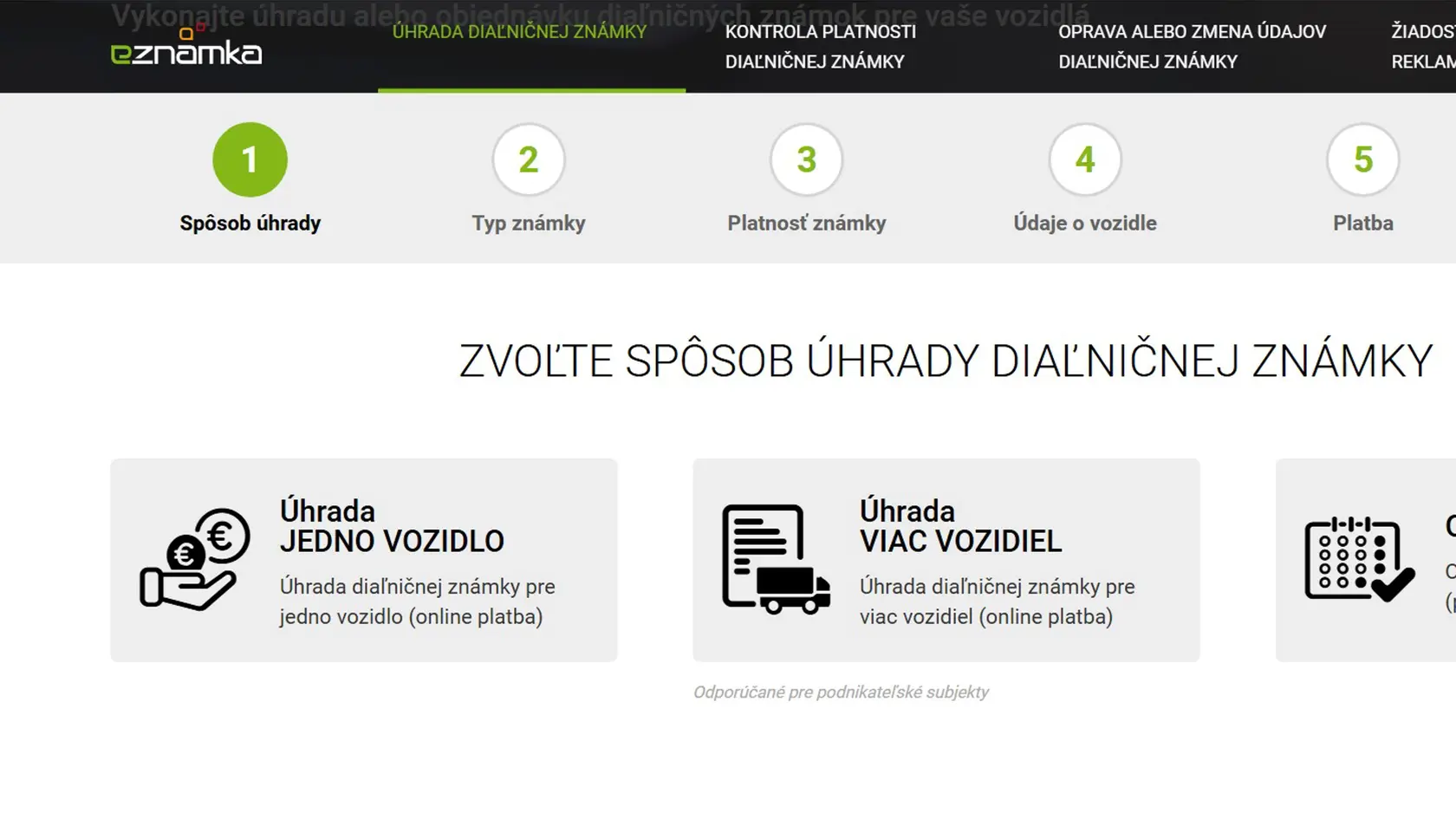 Kúpa diaľničnej známky cez priekupníkov sa môže predražiť! Vyberajte oficiálne kanály.