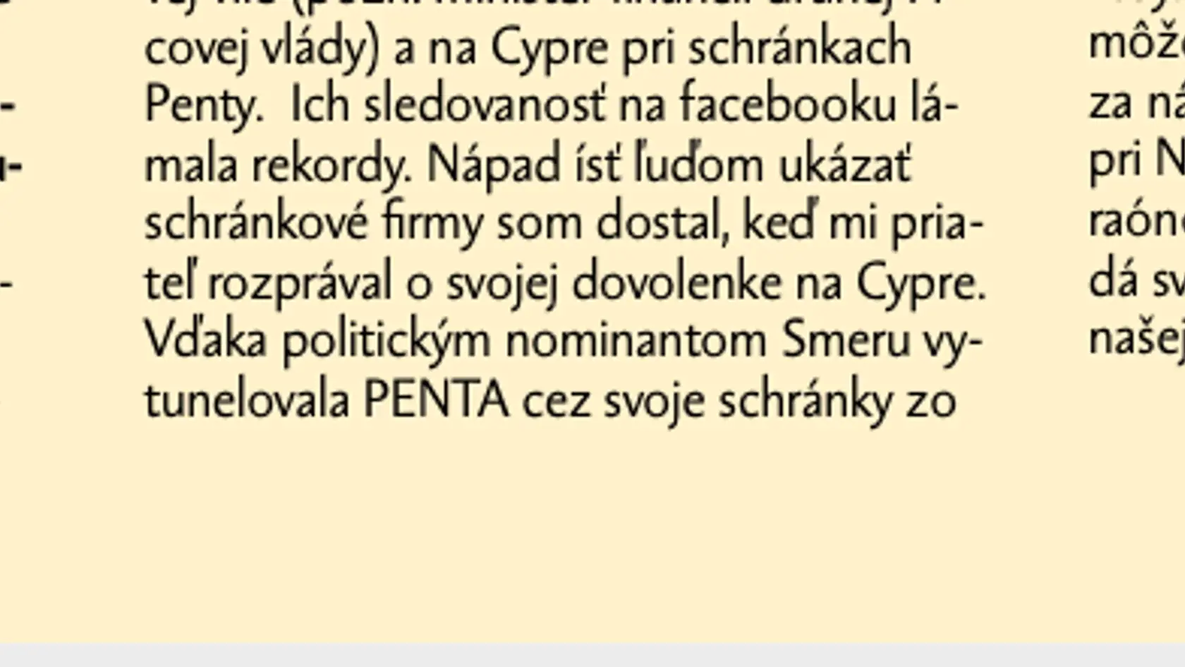 Článok v mesačníku Rozsievač, ktorého autorom je minister zdravotníctva Marek Krajčí